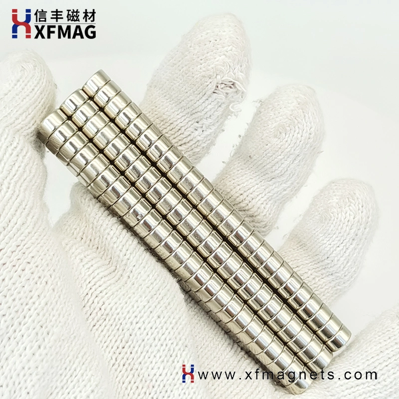 Small Disc Neodymium Magnetic Strong Permanent NdFeB D18*10 Rare Earth Magnet Nickel Material