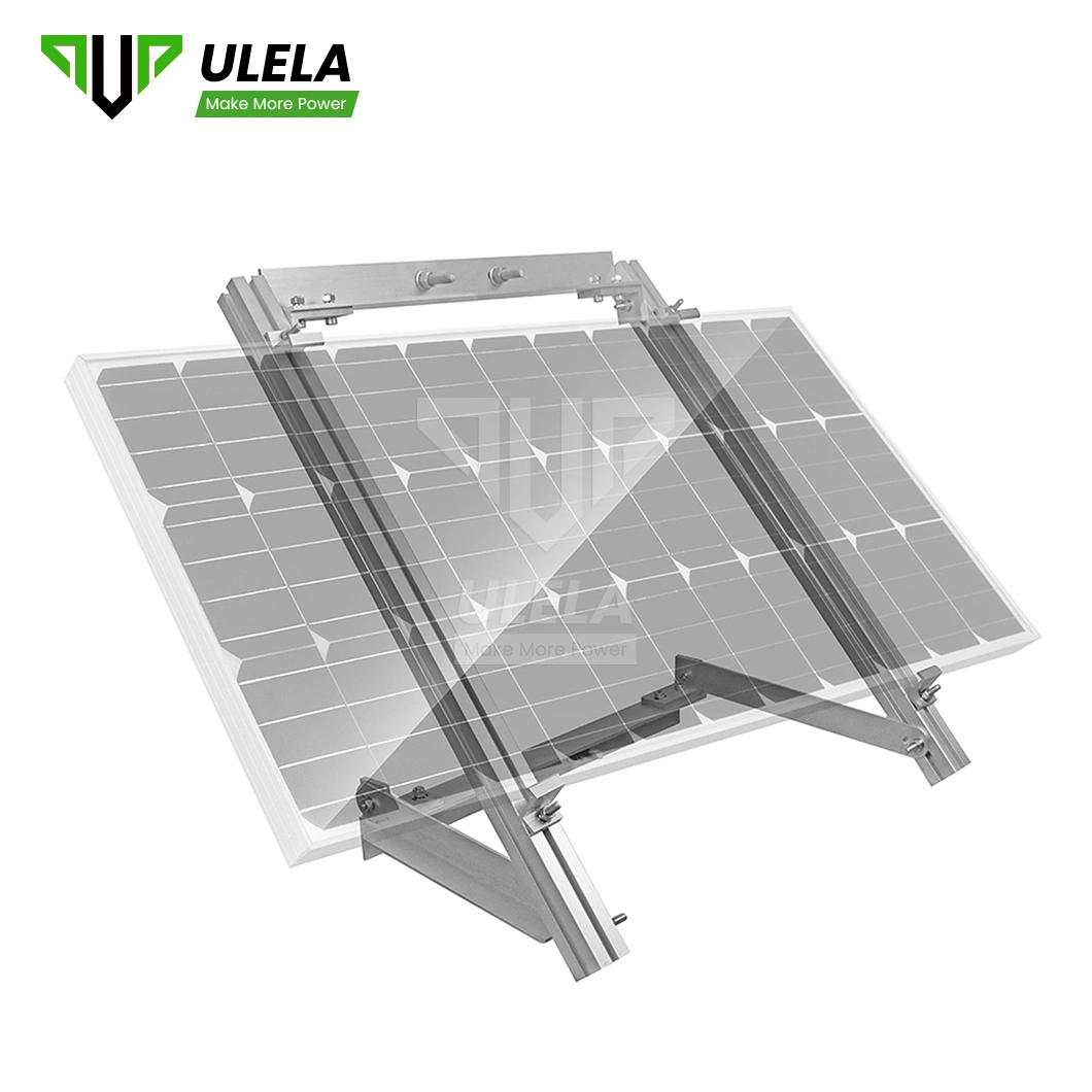 Fotovoltaica Ulela Raíl de montaje de aleación de aluminio Sistema de montaje PV de la fábrica de China sobre el Agua del Sistema Solar de montaje PV Solar Montaje Sistema de tierra