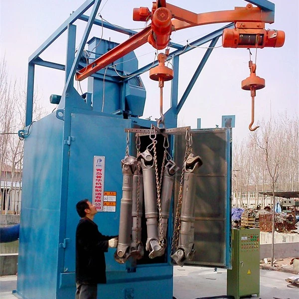 Automatic Rotating Casting Rust Removing Hook Type Shot Blasting/Peening Machine