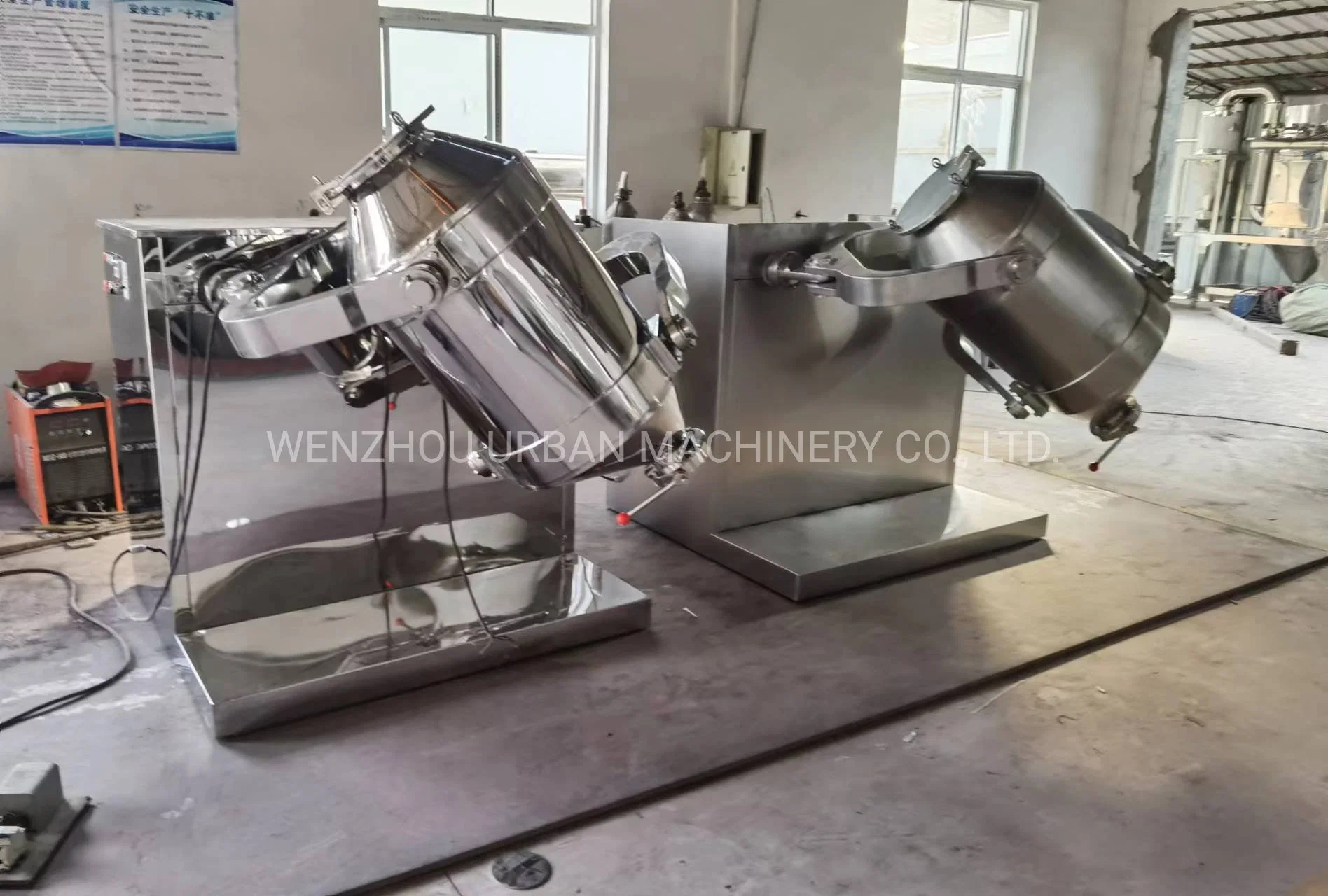 Industrial Germfree 3D Three Dimension Mixer for Granule Blending Equipment