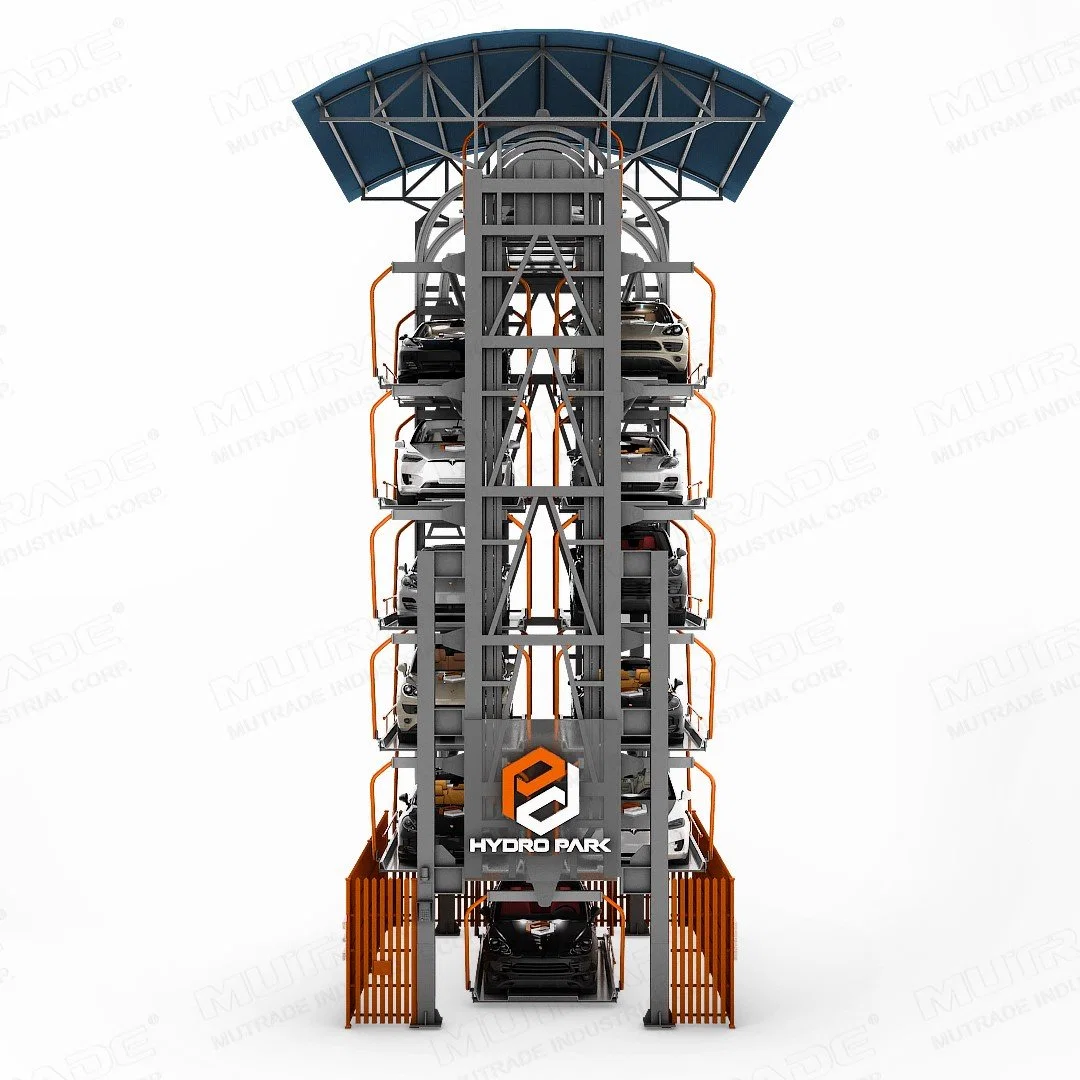 Automóviles giratorio hidráulico de elevación Sistema de estacionamiento
