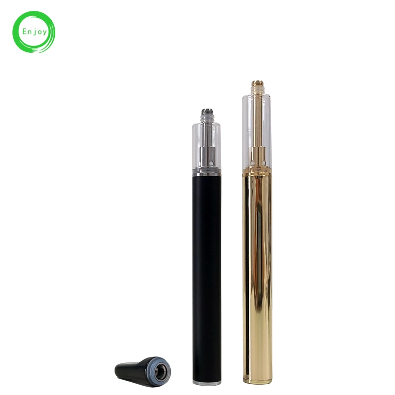 Custom Auto Draw Keramik Golden Einweg Delta D9 Ölwagen Vaporizer Vape Pen 1,0ml Wiederaufladbar für dickes Öl