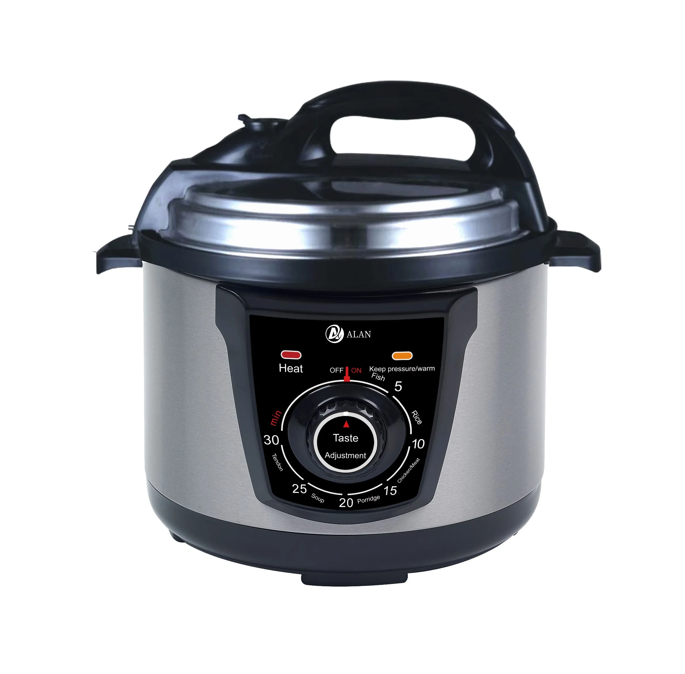 Full Plastic Housing 5L/6L Private Model Round Shape Electric Pressure Cookers with a Handle