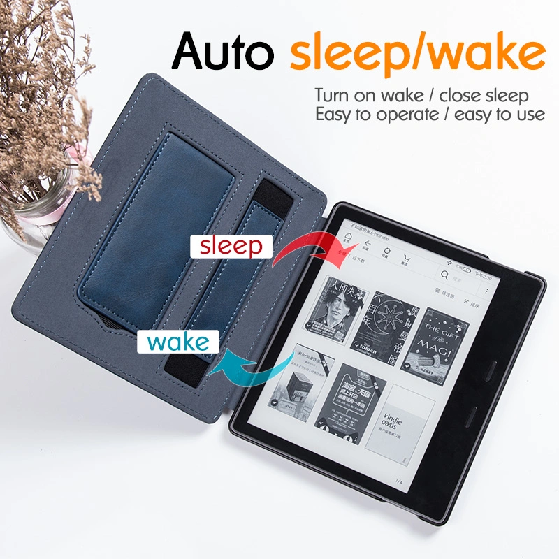Чехол для Kindle оазис 2 3 9 10 поколения автоматический режим сна Magnatic ручной ремешок крышки