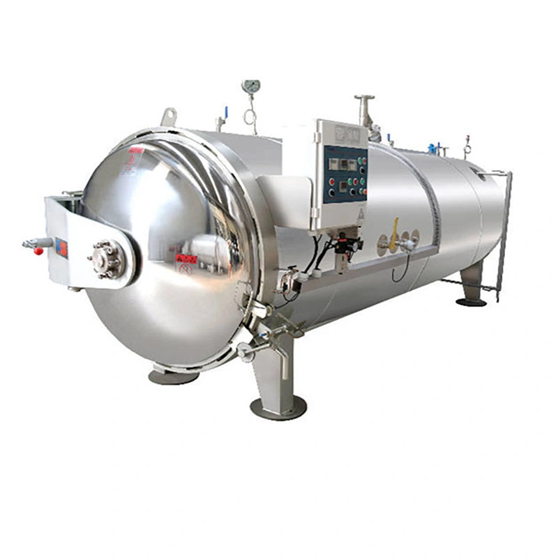 Stainless Steel Double Tanks Retort Sterilizer Retort Pouch Sterilization Machine for Pouches Cans Milk