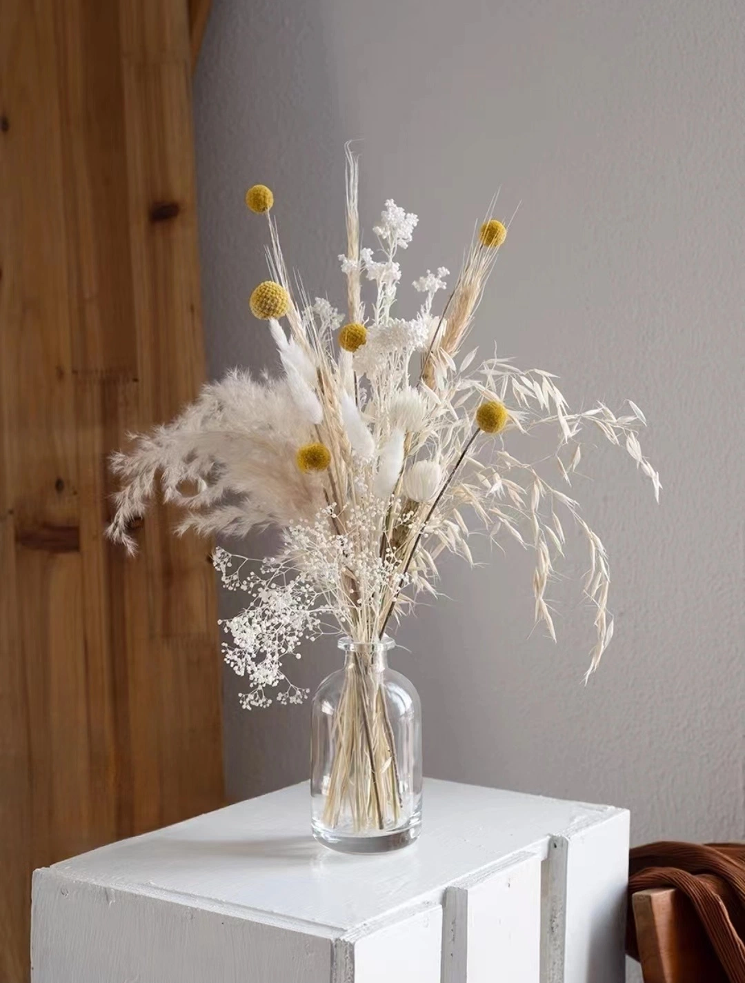 Customized Dry Flower Bouquet for Wedding Arrangements Home