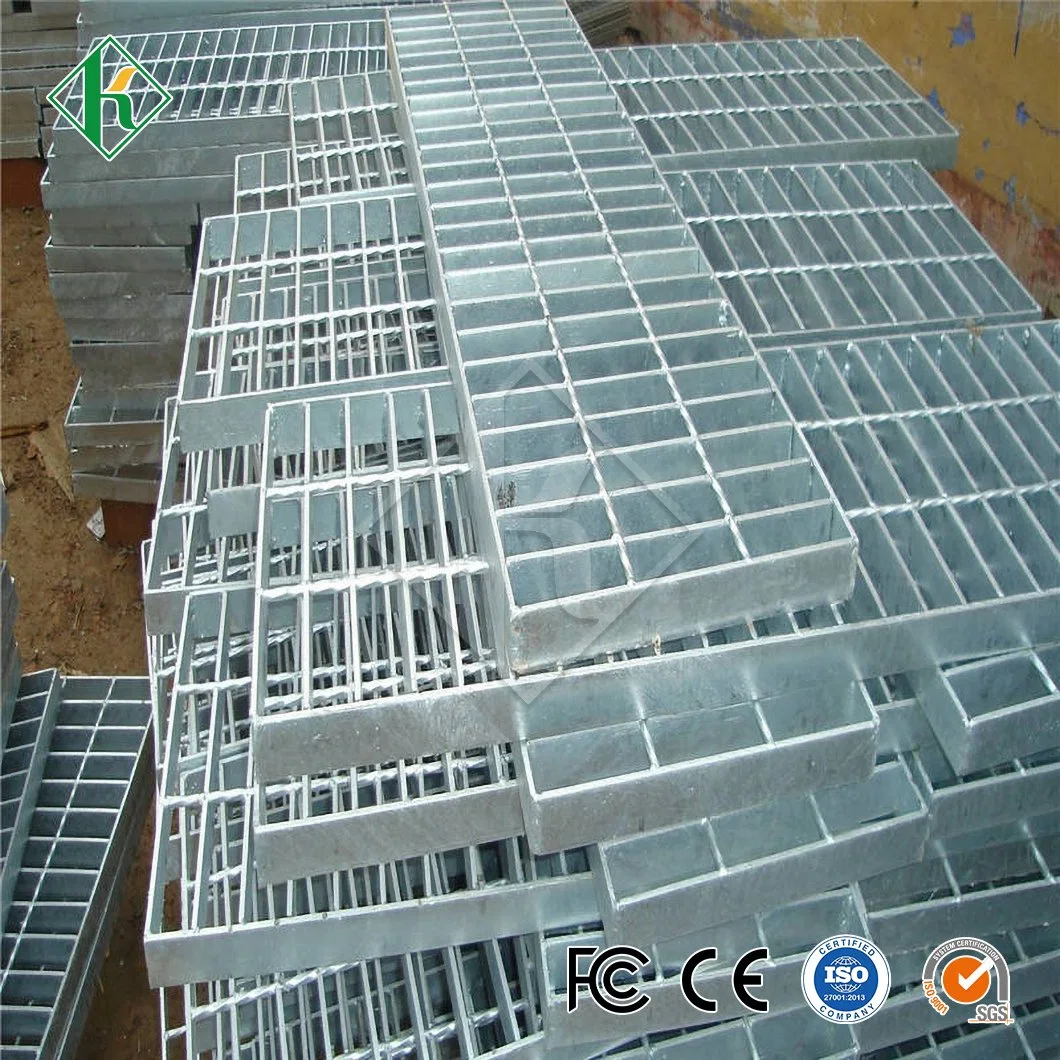 Kaiheng Steel Bar Grating Manufacturer Galvanized Trench Cover China Galvanized Trench Drain Steel Grating