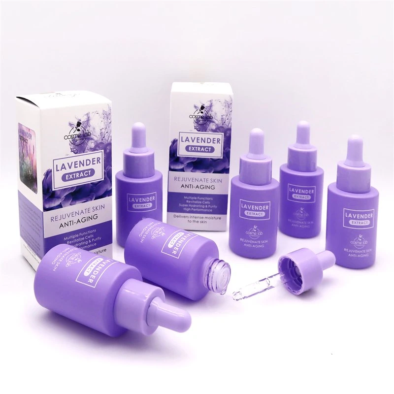 Cosmelab fabricantes orgânicos Lavender extracto soro rosto cuidados clareamento Branqueamento da pele Claming Anti Wrinkle soro