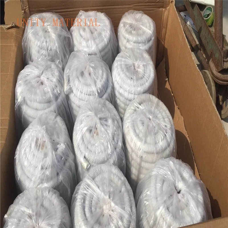 High Temperature Stainless Steel Wire Reinforced Ceramic Fiber Sealing Rope Fabric