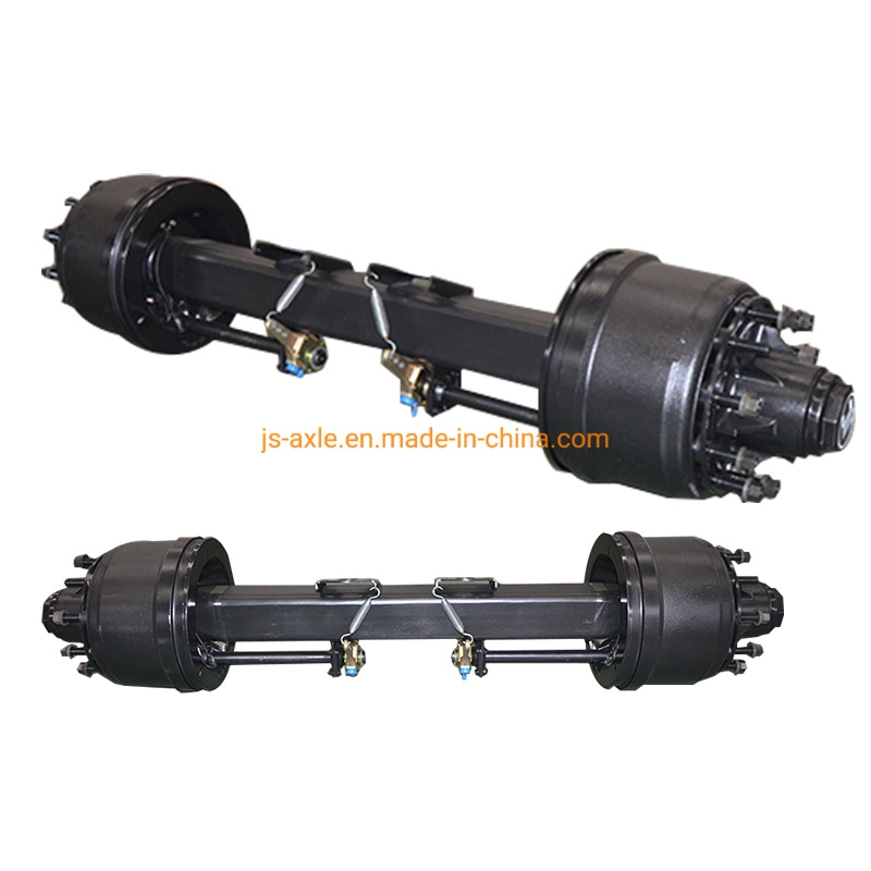 Manufacturer 8t-25t American Inboard Built-in Brake Drum Axle Truck Part Trailer Axle for Trailer Truck