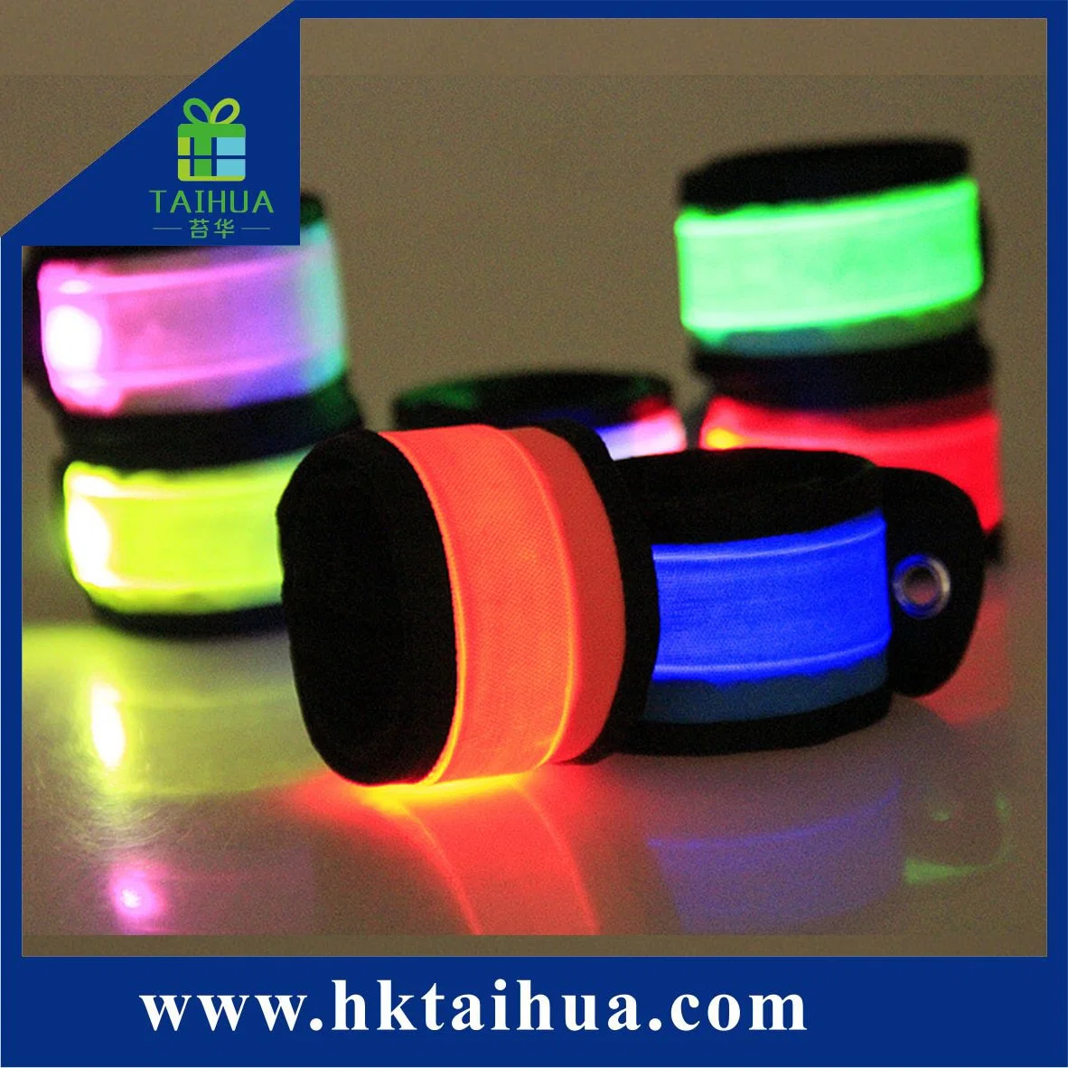 LED de haute qualité gifle Bracelet Slap bandes pour partie, Concert, exécutant le sport et l'événement