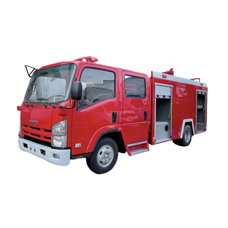 Exported to Chile Euro 4 Engine 4X2 1suzu Japan Chassis 4000liter Fire Truck 1200gallons Water Fire Engine Cheap Price