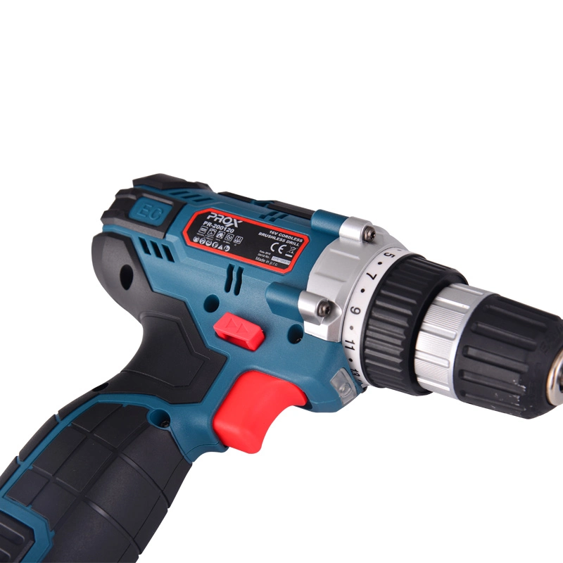 Prox Professional Quality Electric Tools 10mm/13mm 16V Cordless Brushless Drill Pr-200120
