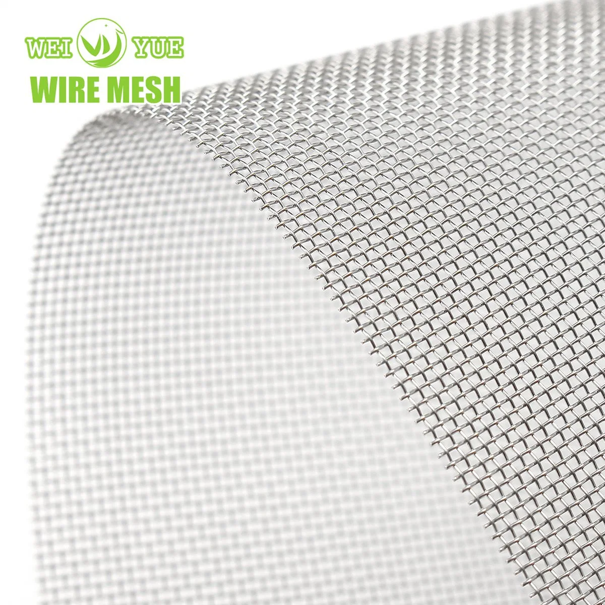 SS304 316 Woven Square Metal Wire Stainless Steel Screen Filter Wire Mesh