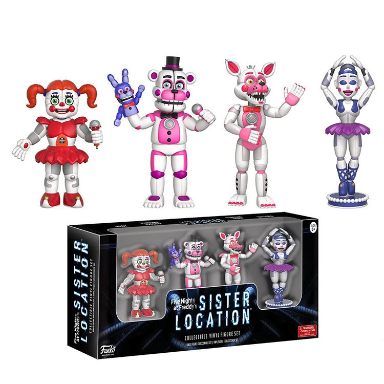 Custom 3D Five Nights at Freddy Halloween Horror Figures Game Toys