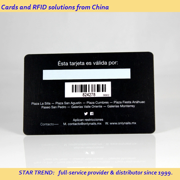 Chain Store Card Made Plastic with Magnetic Stripe for Member