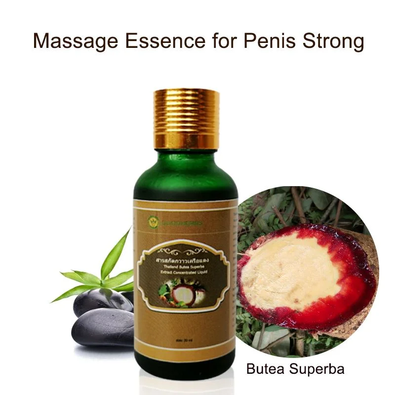 Hot Sale Natural Herbal Thailand Butea Superba Sex Massage Concentrated Essence for Men Male Enlargement Massage Essenial Oil