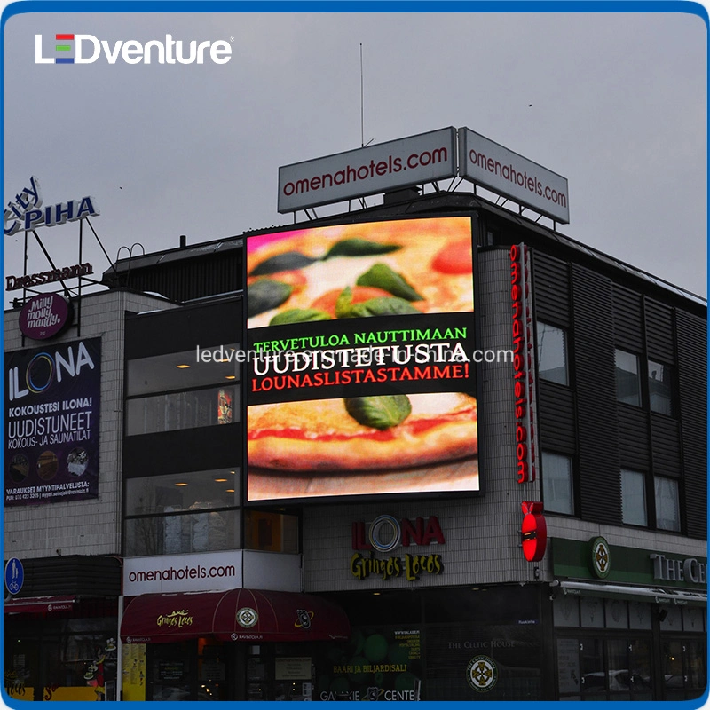 Outdoor P8 Full Color Advertising LED Clock Display