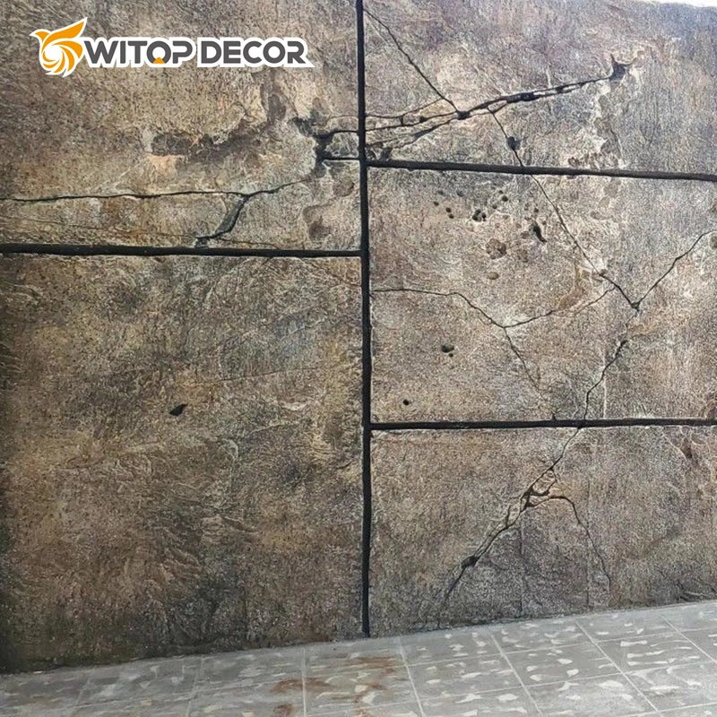 Indoor Outdoor Waterproof Culture 3D PU Foam Stone for Wall Panel