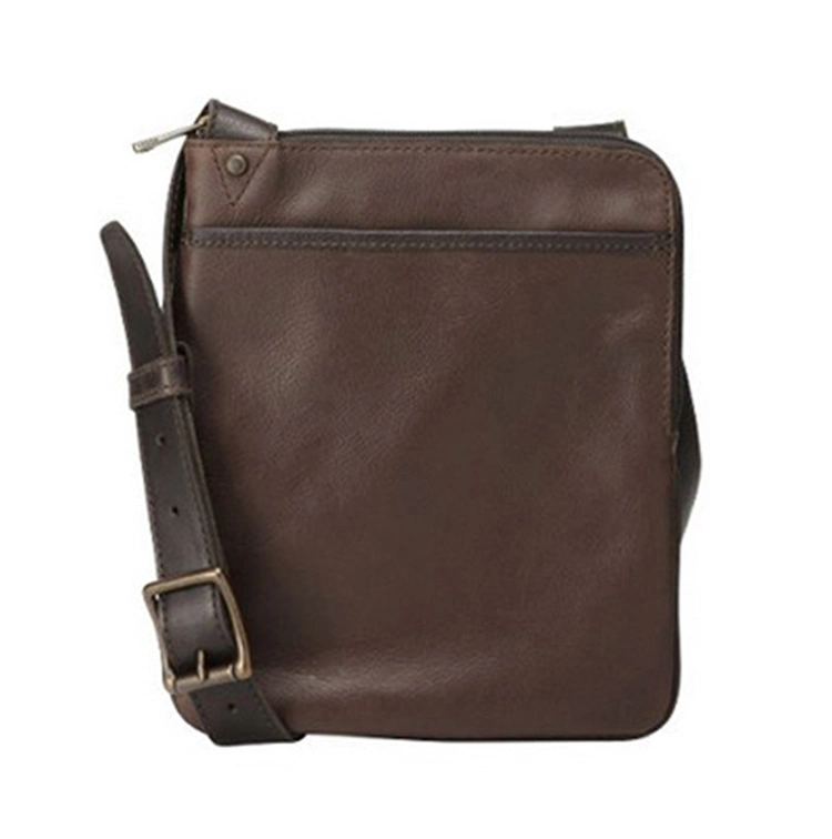 Hot Selling Leisure Design Brown Leather Shoulder Bag Cross Body Bag