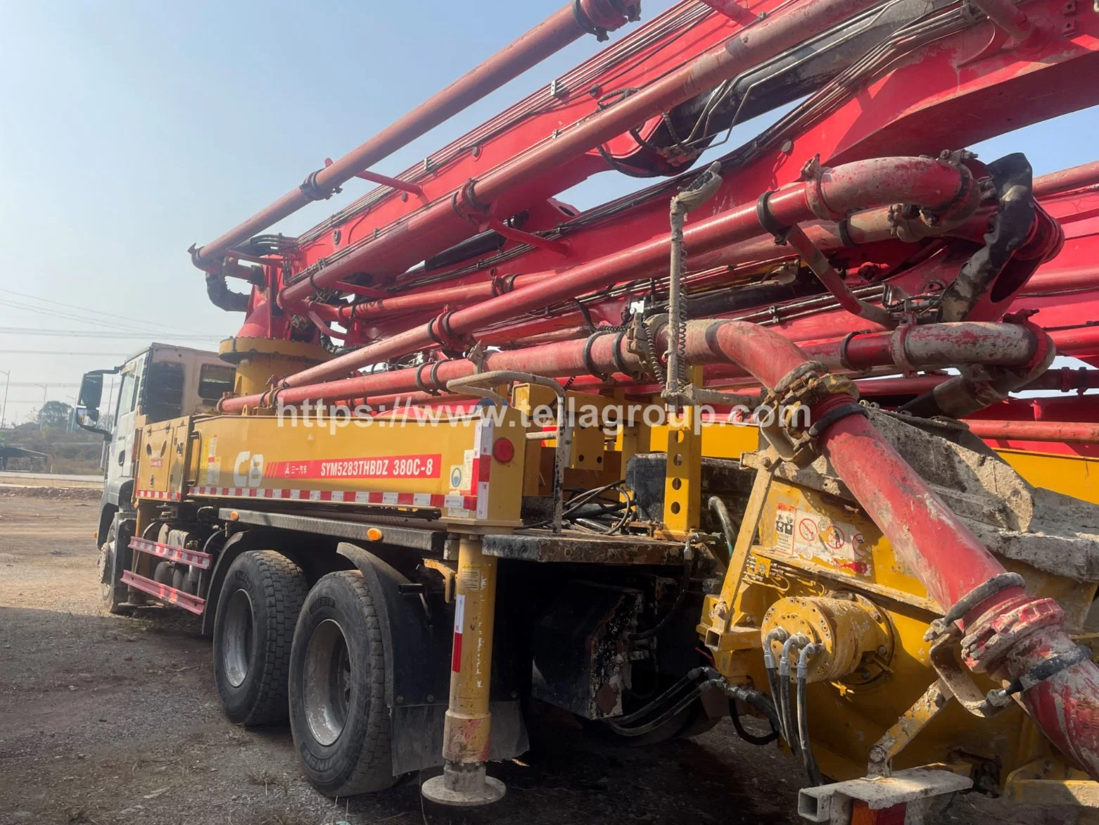 2016 China Used 38m Sany Concrete Pump Truck Concrete Construction Machinery