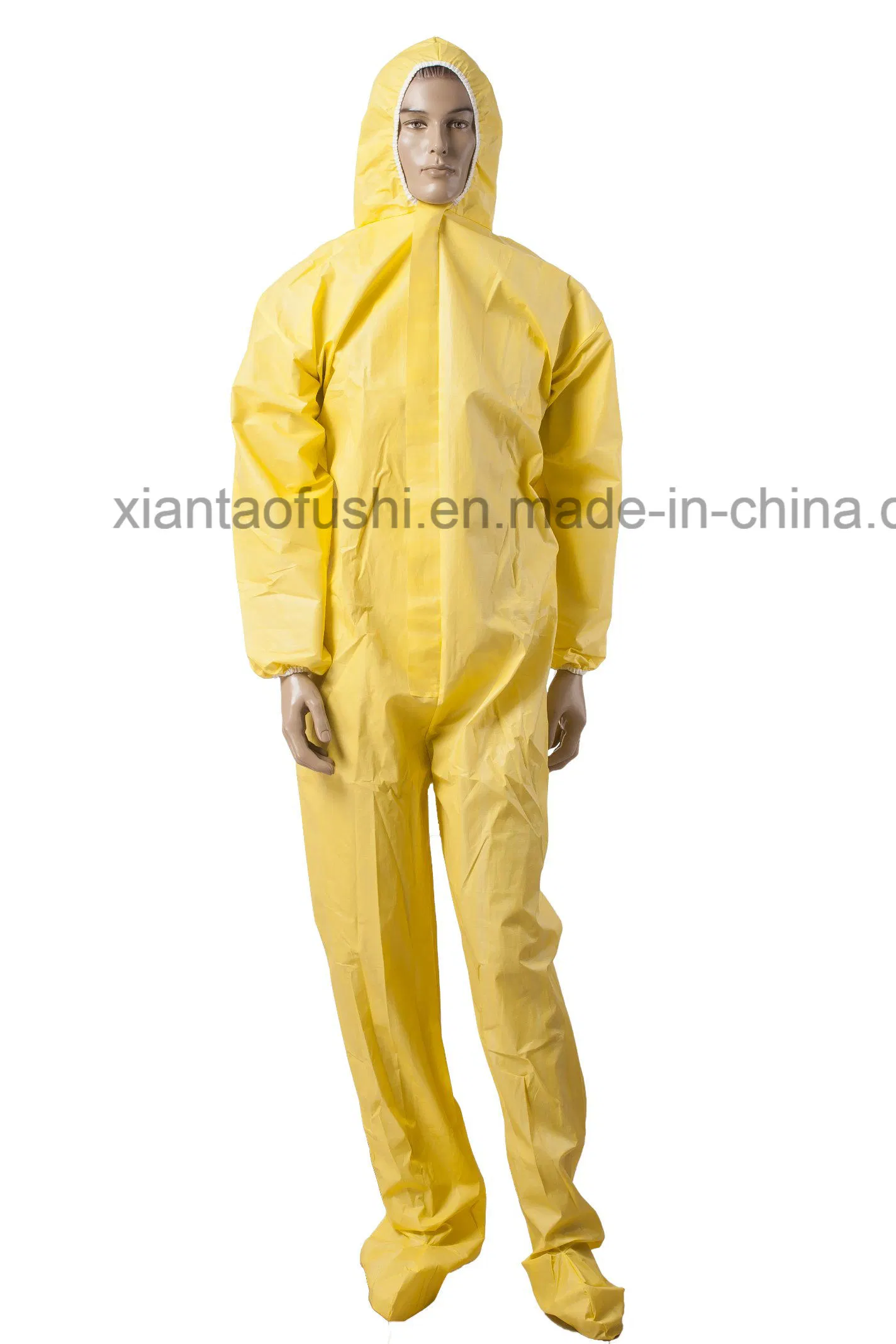 Waterproof Plastic/Polyethylene/Poly/PE/PP+PE/PP/SMS/Overall/Polypropylene Disposable Coverall