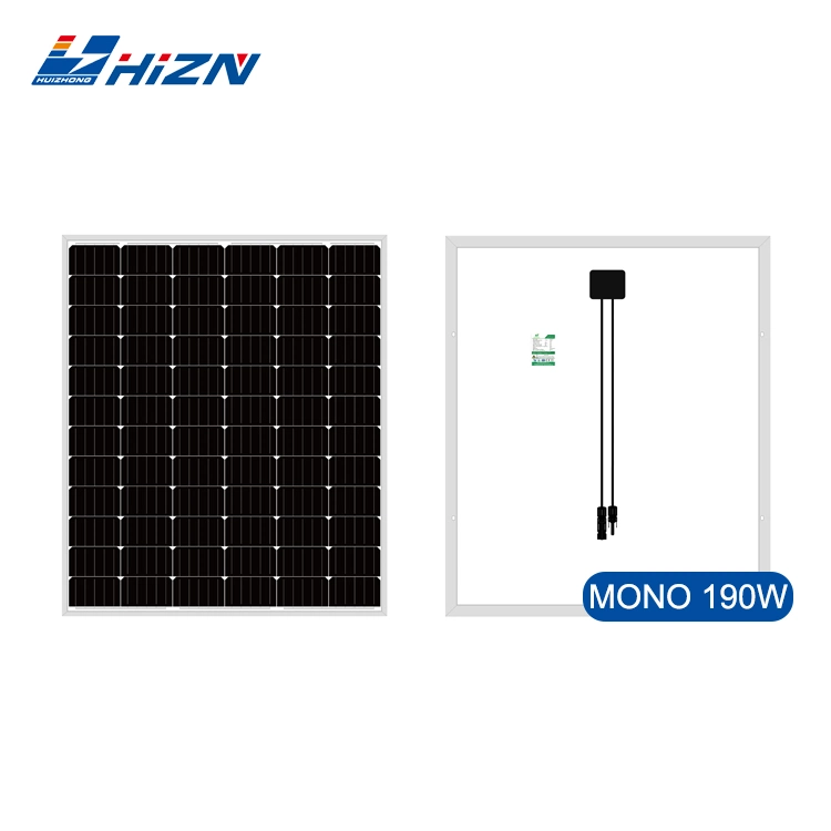 Huizhong A Grade Solarzellen 180W 150W 185W 190W Mono Solarmodul-Panel