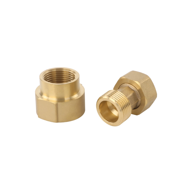 Water Meter Coupling Hex Nipple, 3/4 Male Female Brass Water Meter Coupling