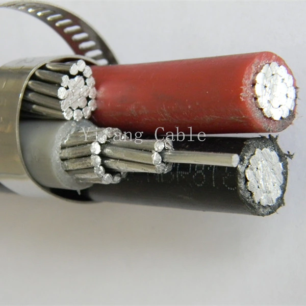 Quadruplex Service Drop AAAC 6201 Alloy Neutral Conductor Shetland Triplex Aluminum Underground Wire