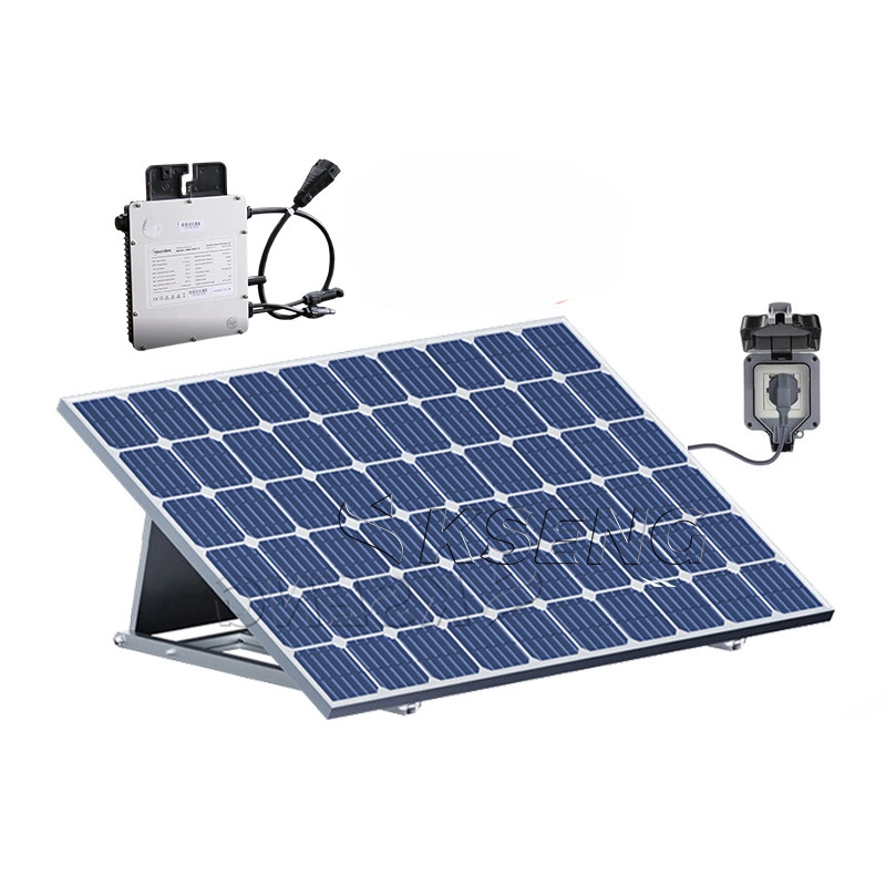 EU Stock All in One Solar Panel 600W Set Plug and Play Solar Kit Solar Grid Tie Micro Inverter