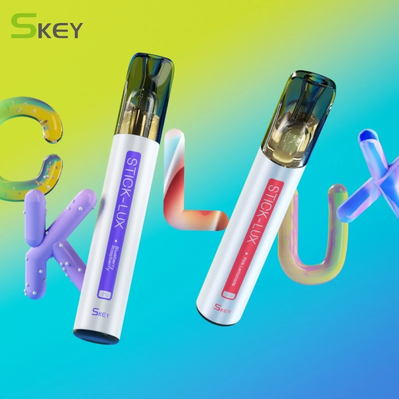 قطعة إيسيل البود الجديدة المرئية التصميم الاتحاد الأوروبي الجملة 1 Vape مبخرة Vape Skey Stick Lux 700 من Vape سعة 2 مل قابلة للاستخدام مرة واحدة مع Tpd مقابل كريستال نيون 800 نفور