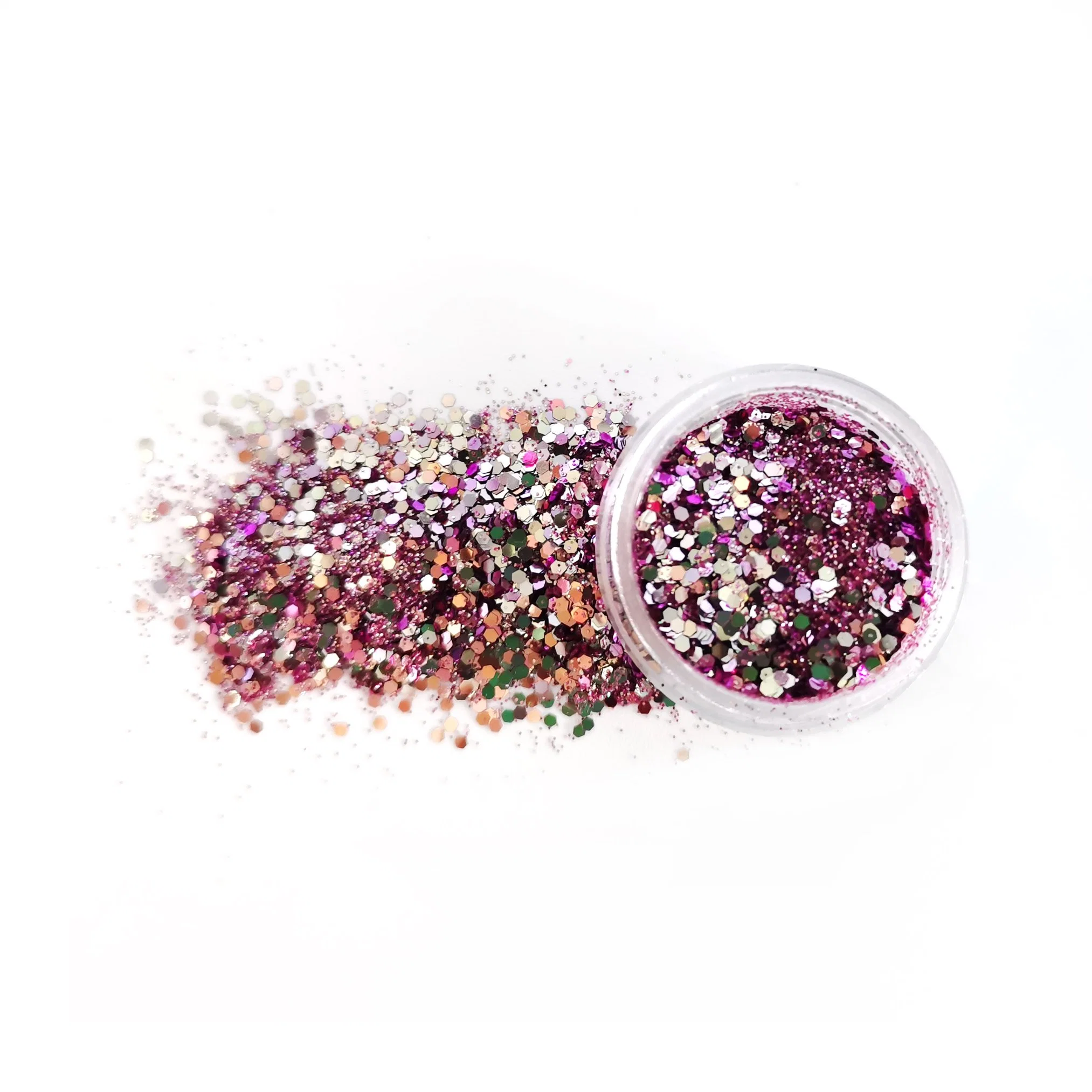 Mixed Chunky and Ultra Fine Glitter Polyester Nail Body Cosmetic Glitter Powder