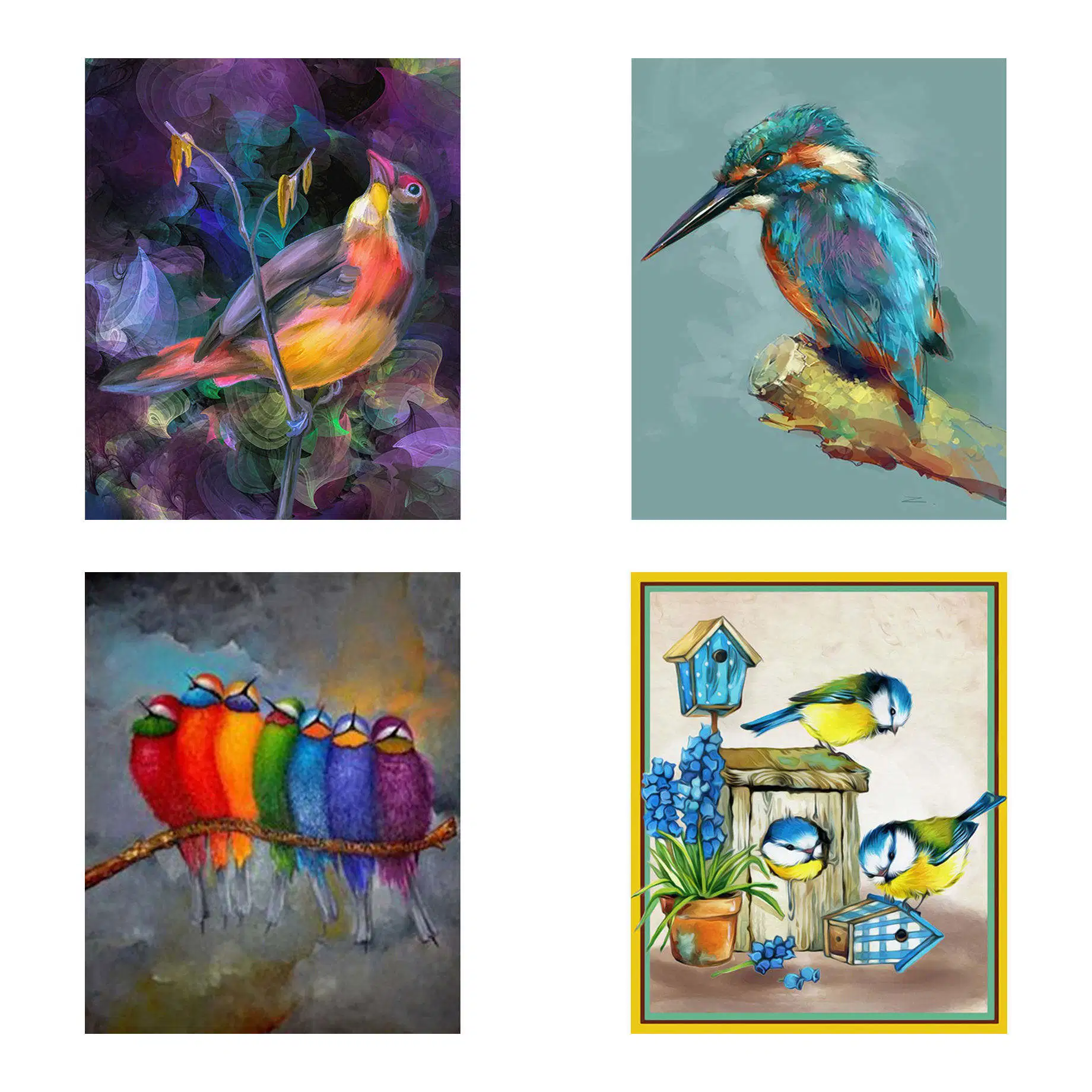 DIY Animal Birdt for Home Decoration Diamond Art Painting Kits