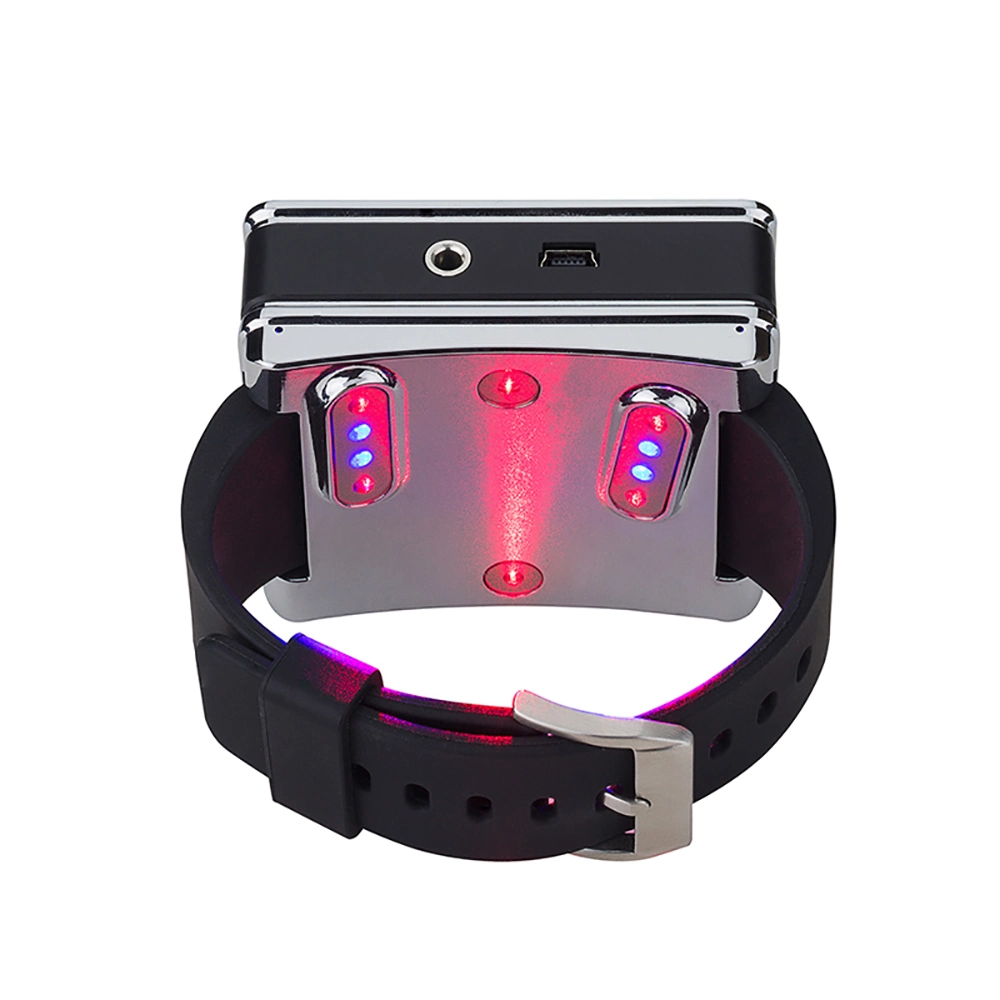 Medical Grade Cold Laser Therapy Hypertention Diabetes Treatment Semiconductor Physical Rehabilitation Equipment Low Level Laser Therapy Wrist Watch