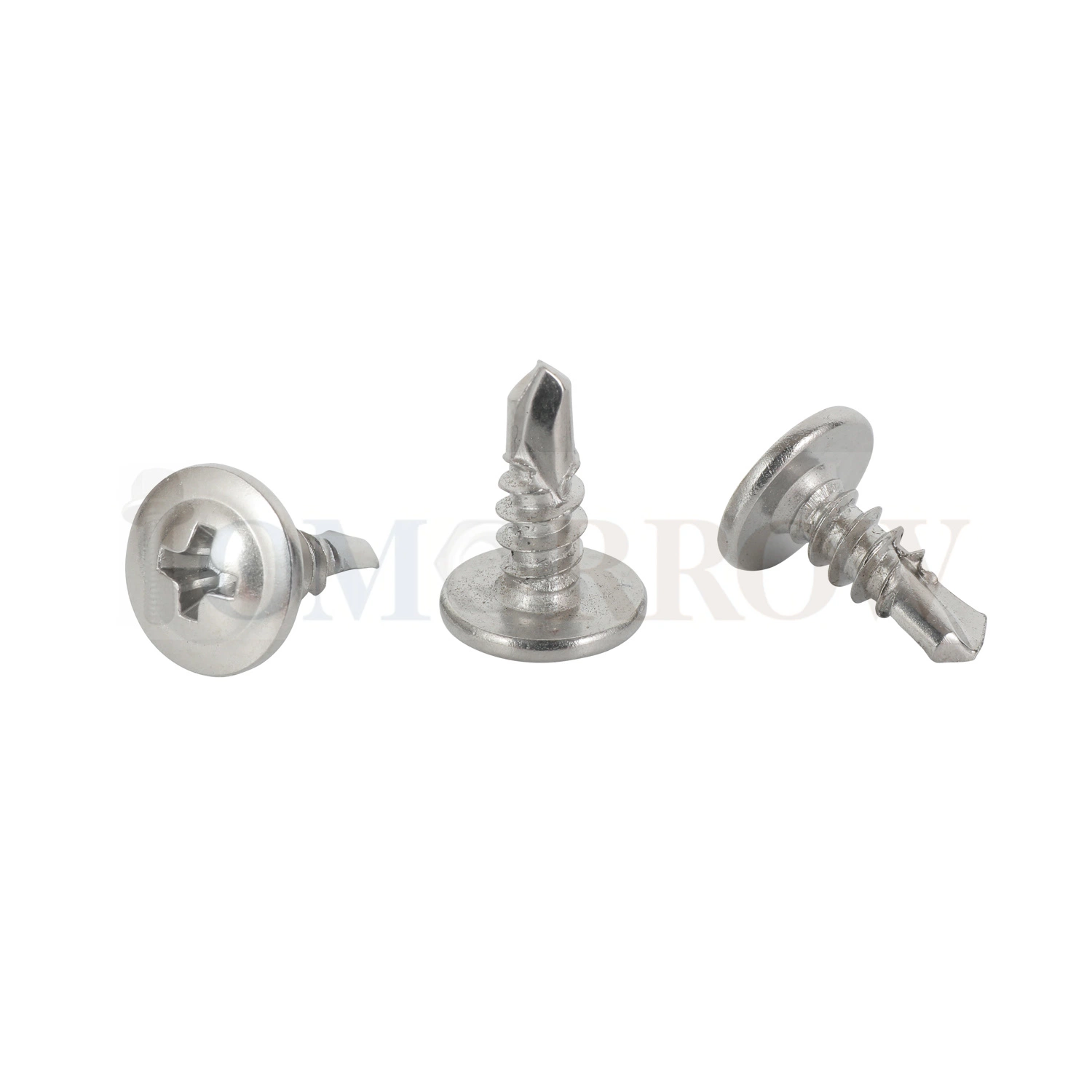 Made in China Factory One-Stop Service Stainless Steel 410, 304, 316 Wafer Head Self-Drilling Screw DIN7504, ASME B18.64