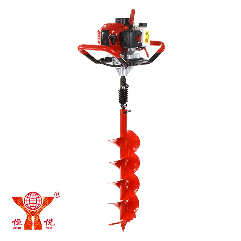 Wuyi County Zhejiang Province, China Drain Earth Auger with 3 Bits