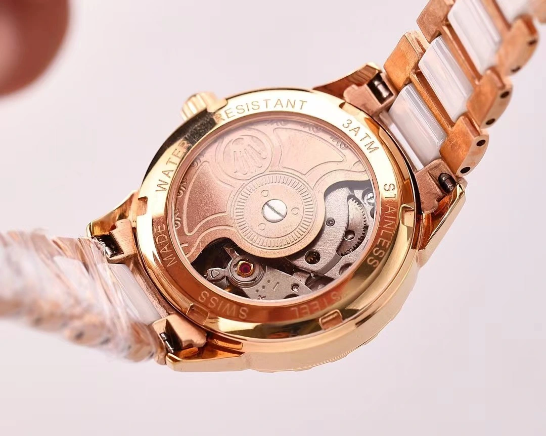 5A Tourbillon Movement Watches Forsining Azan Clook Replica Factory Sell Watch Dial Luxury for Women Diamonds