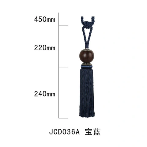 Jarcar Chinese Design Wooden Material Tassels for Curtains Handmade Tassels Tieback Curtain Accessories Fringe Tassels Blind Tassels