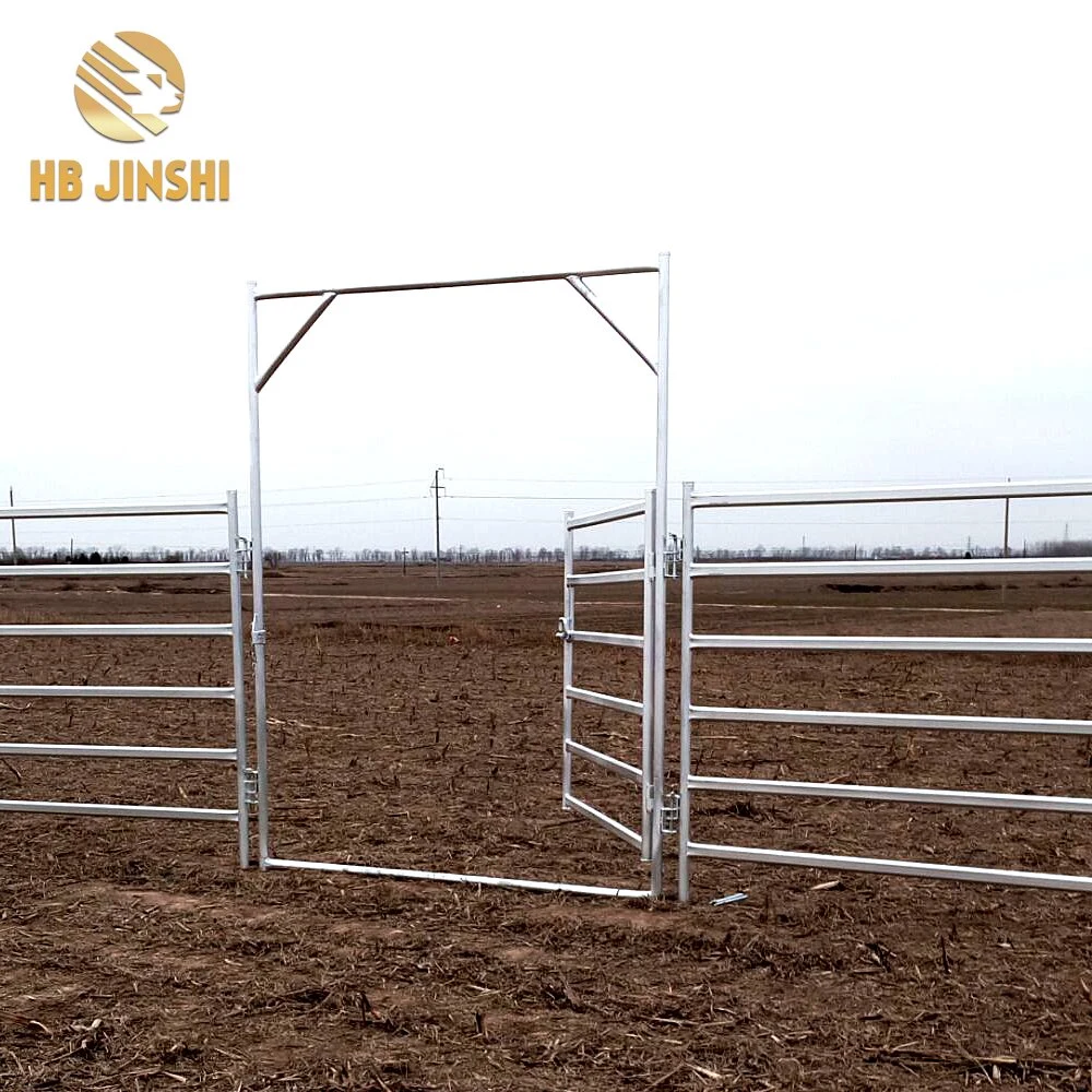 Granja de tubo galvanizado reforzado valla Panel para el caballo