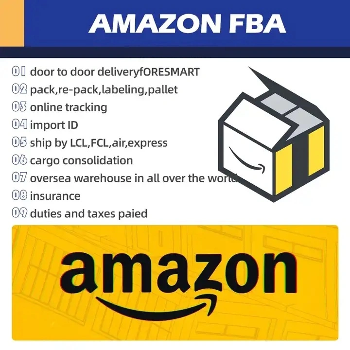 Amazon FBA Service Freight Forwender China Shipping Agent to USA CA Reino Unido