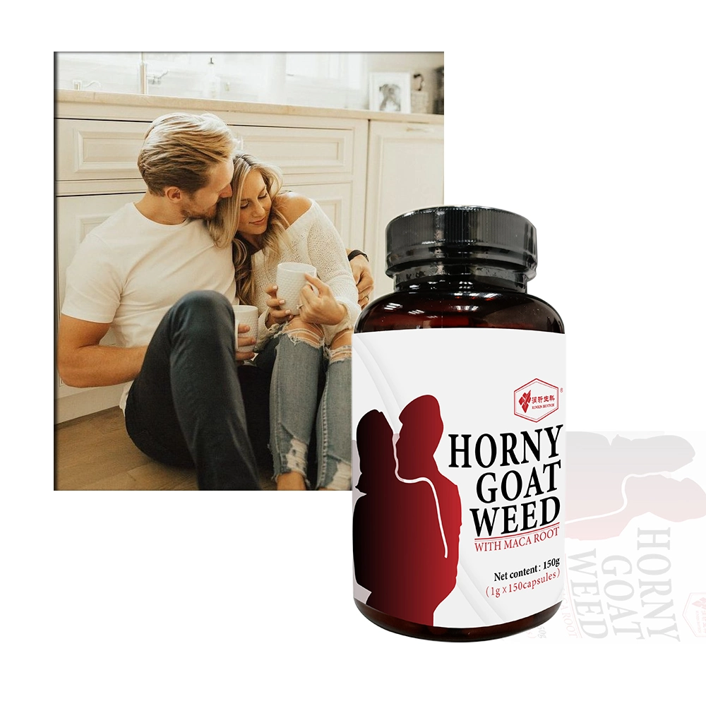 Powerful Natural Energy Enhancer Horny Goat Weed Maca Root 150 Capsules for Men