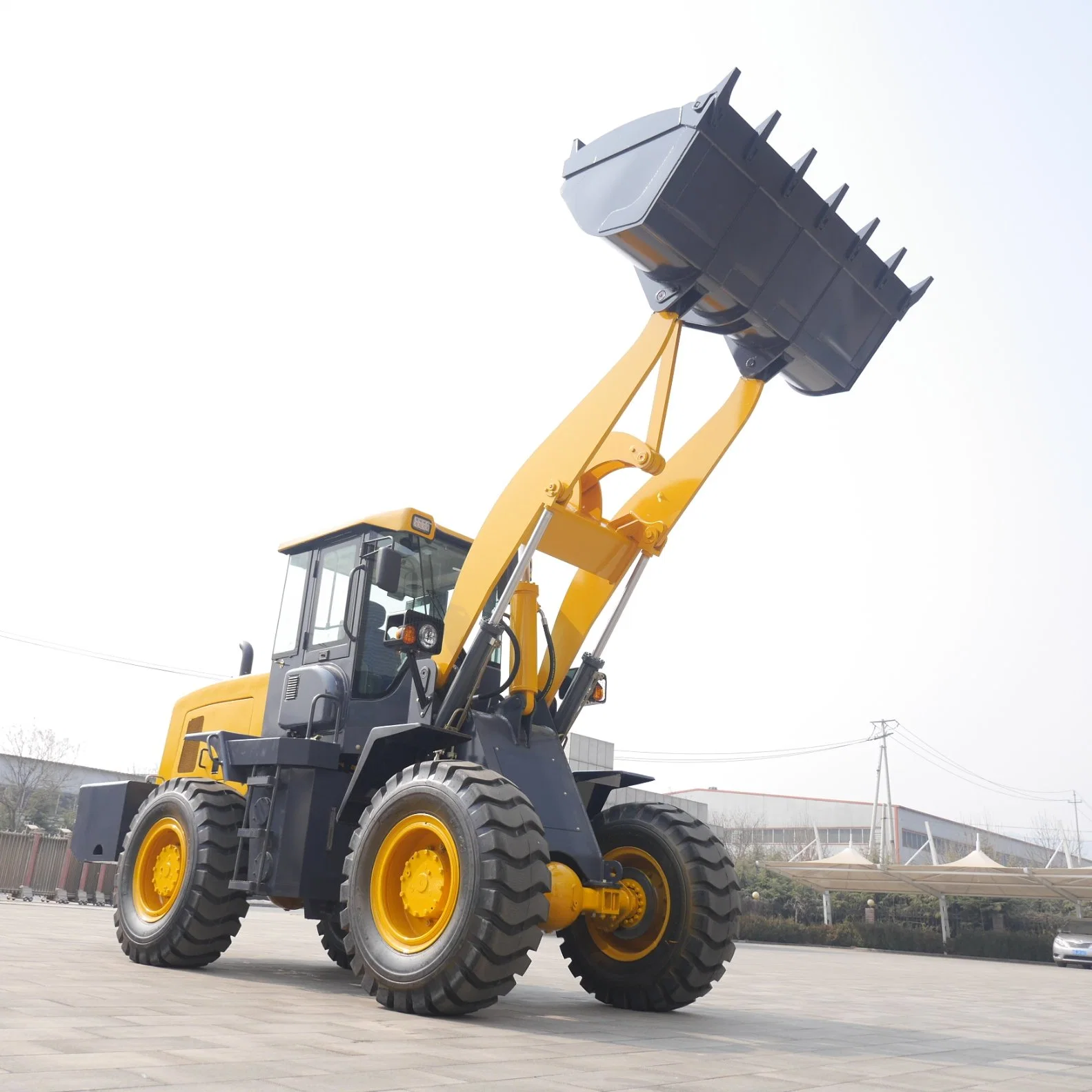 Wheel Loader Gem636 3ton Construction Wheel Loader