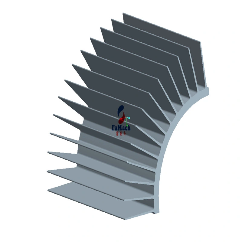 6063 T3/T8 Industry Extruded Aluminum Extrusion Heat Sink Aluminum Profiles