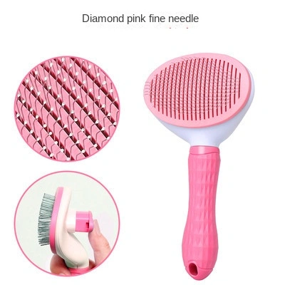 Pet Hair Brush Comb Cleaning Beauty Comb Knotting Comb Automatic Hair Removal to Floating Hair Cleaning Supplies