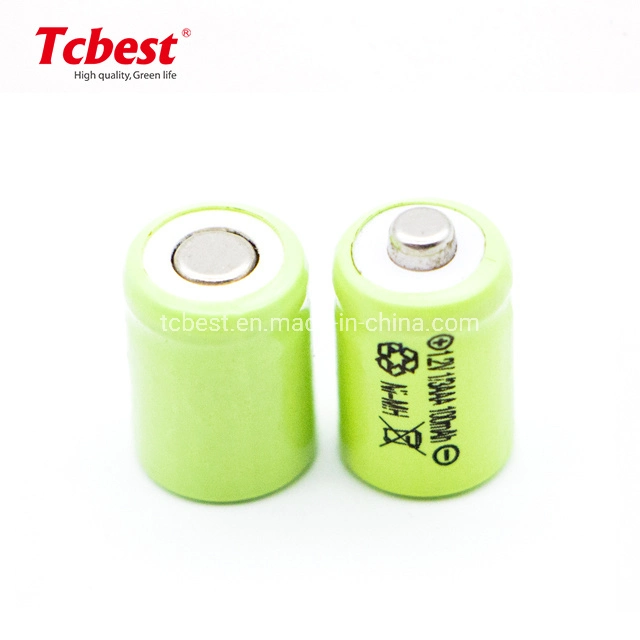 Tcbest Ni-MH 1/3AAA 100mAh 1.2V 12V Rechargeable Battery with MSDS for Cordless Phone/Toys