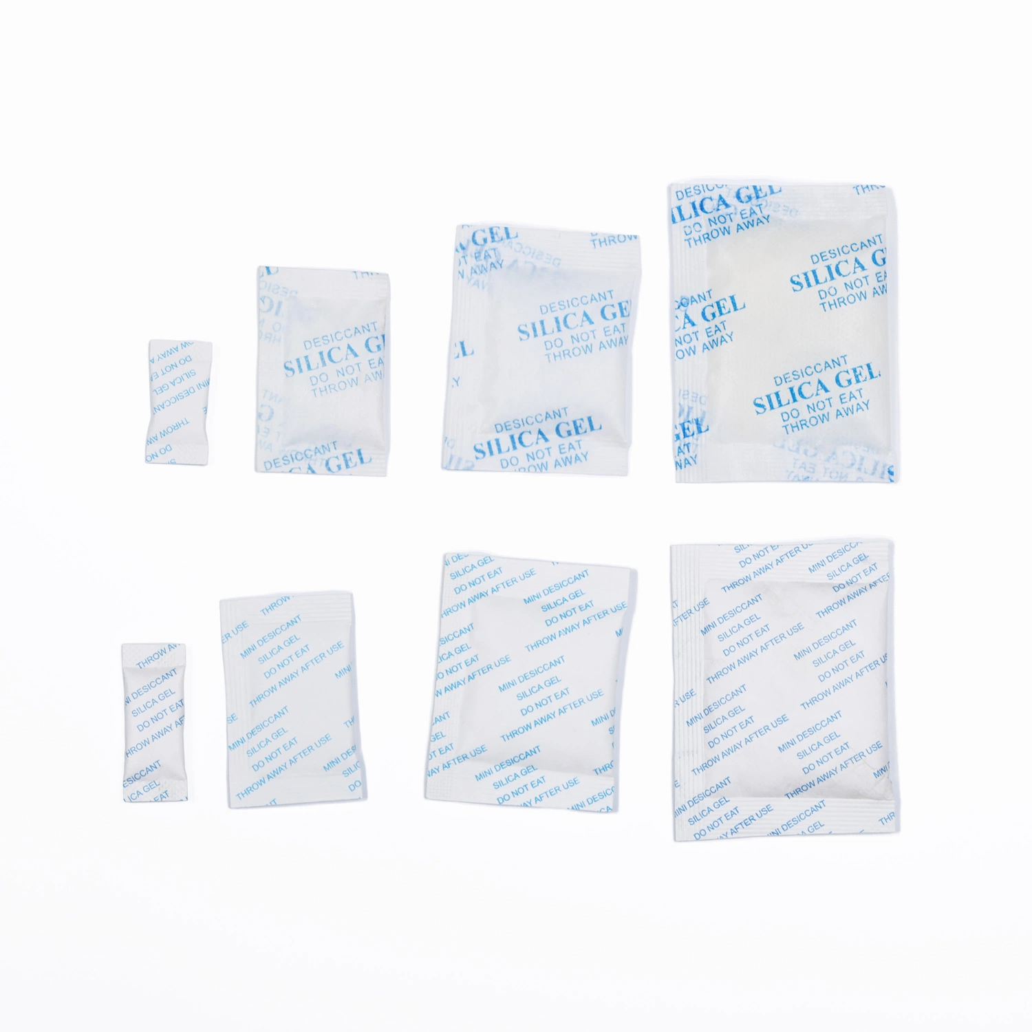 2g 5g 10g 25g Superdry Calcium Chloride Desiccant Packs for Garments Anti-Mould and Moisture-Proof