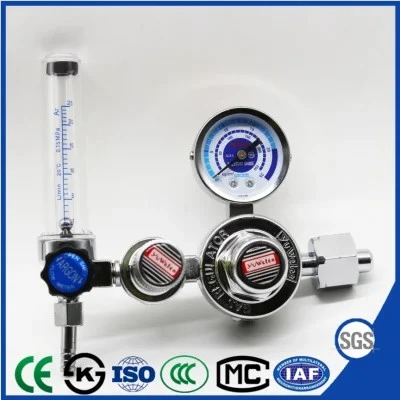 MIG TIG Helium / Argon Flowmeter Gas Reducer Cylinder Gas Pressure Regulators with Econo-Flow Gas Economizer