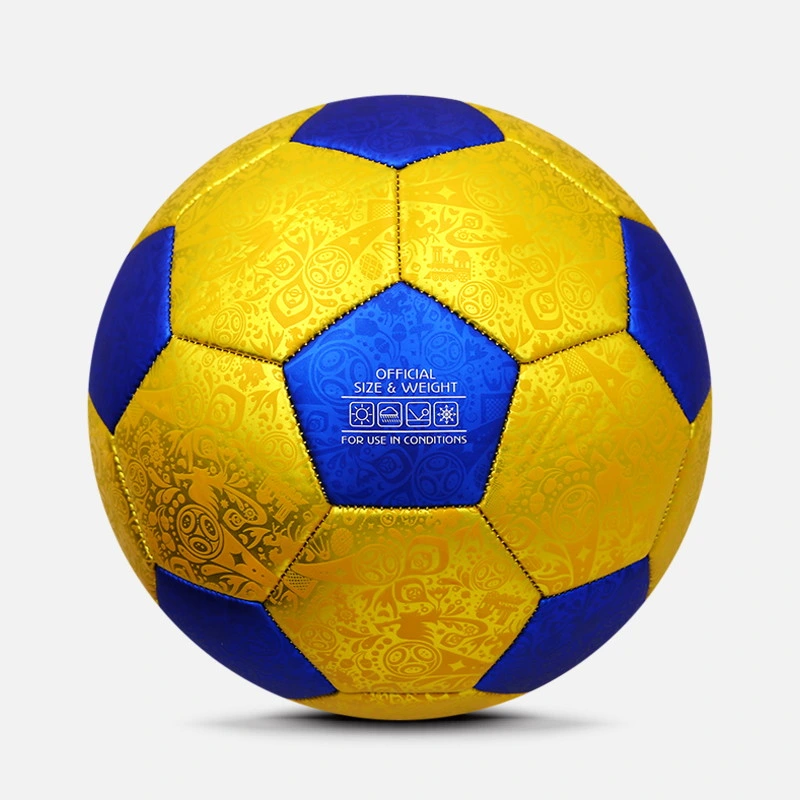 Latest Design Promotional Golden PVC Foma Football