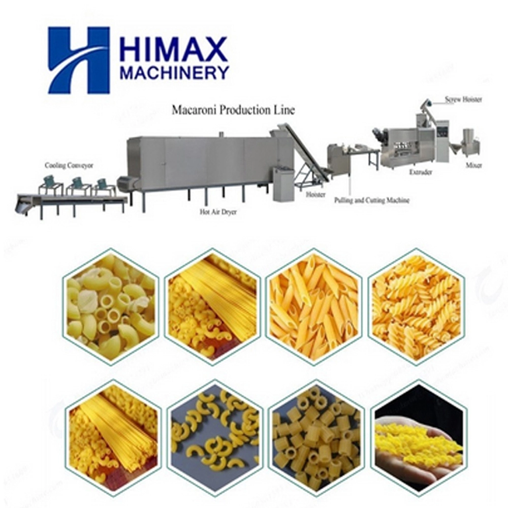 China OEM Factory Automatic Best Price Pasta Noodle Food Extruder Making Machine Fusilli Shells Tubes Manufacturing Italy Macaroni Processing Production Line