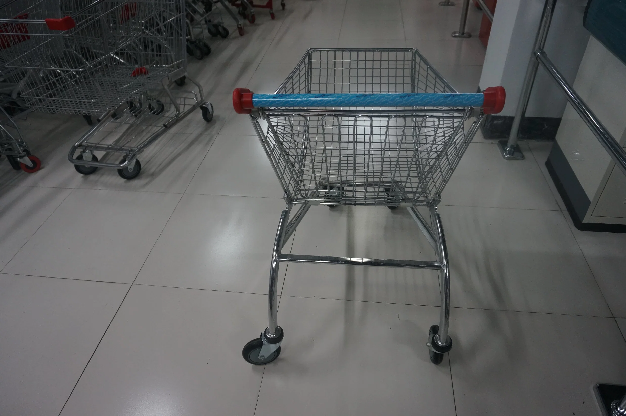 Arc-Shaped/Fan-Shaped Supermarket Shopping Trolley/Cart (YD-R)